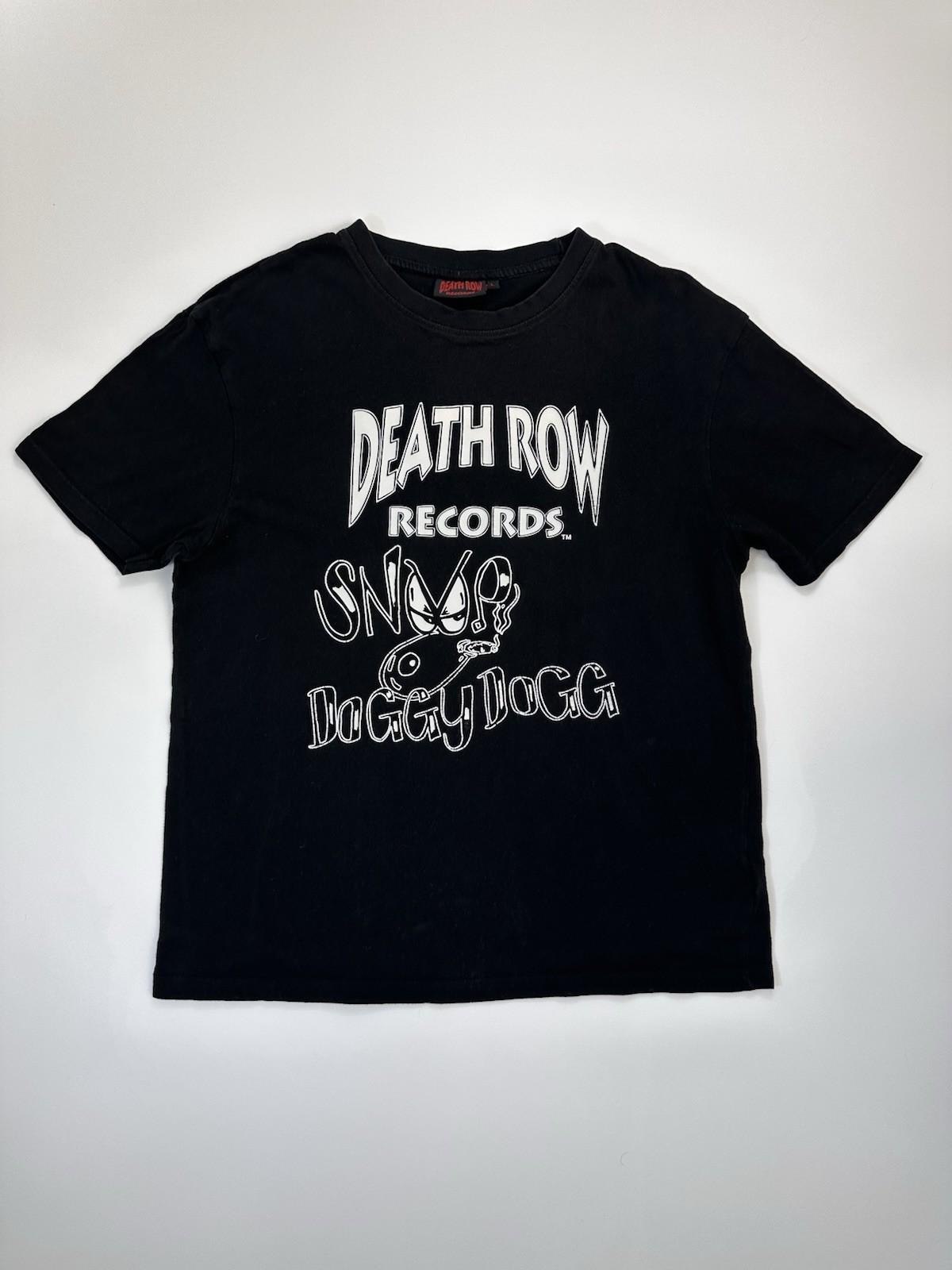 Death Row Cecords T-shirt Band Print Hip Hop Black Unisex T-Shirt S