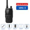 1/2PCS Baofeng MINI-5 Ual Band Dual PTT Walkie Talkie 5RMINI VOX FM Amateur Radio Type-C Charge Handheld Transceiver Two Way Rad
