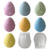 Easter Eggs Candle Mold 3D Eggs Candle Mold for Making Candle Soap Desk Ornament Easter Gift Bag Fillers Art Crafts