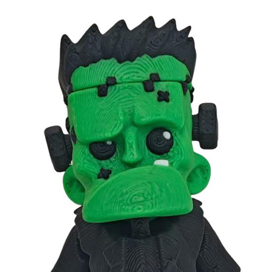 3D Printed Zombie Figurine Movable Joints Halloween Zombie Statue Stress Relief Fidget Toy Desktop Decoration Ornament