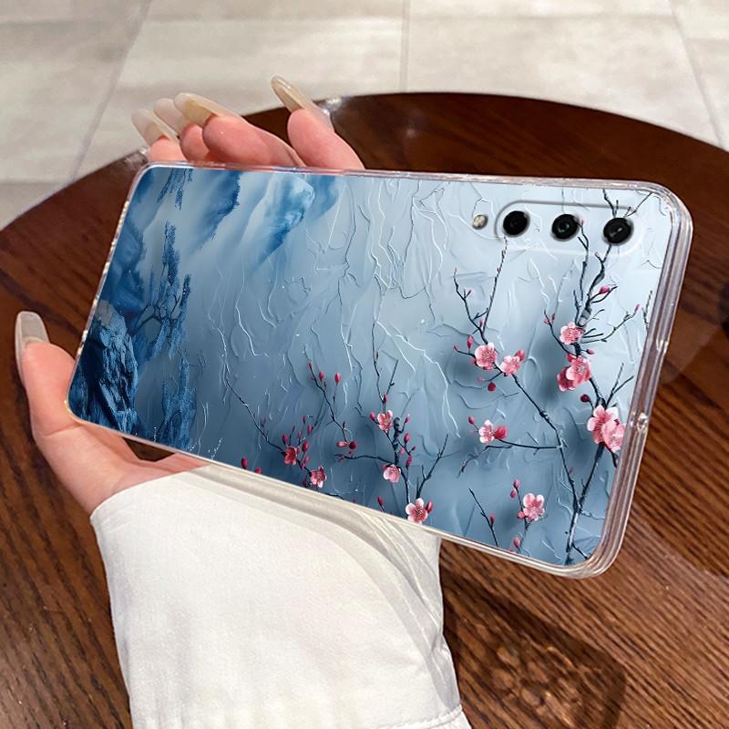 Jelly Casing For Huawei Honor Play 3 Capa Coque Clear Silicone Soft TPU Back Cover Cute Cat Rabbit Heart Protective Case Fundas