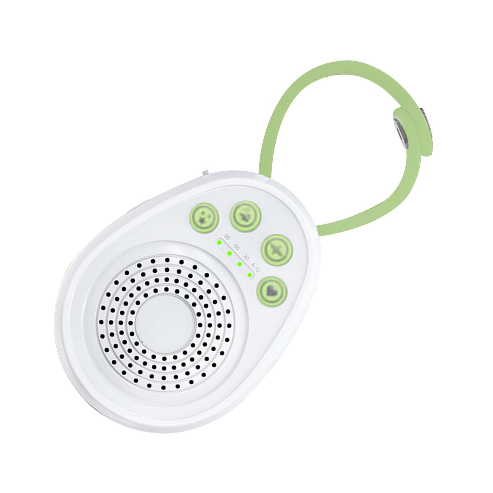 

Sound Machine Baby Portable White Noise Maker with 20 Soft Sounds for Kids Adults Sleeping зелёный