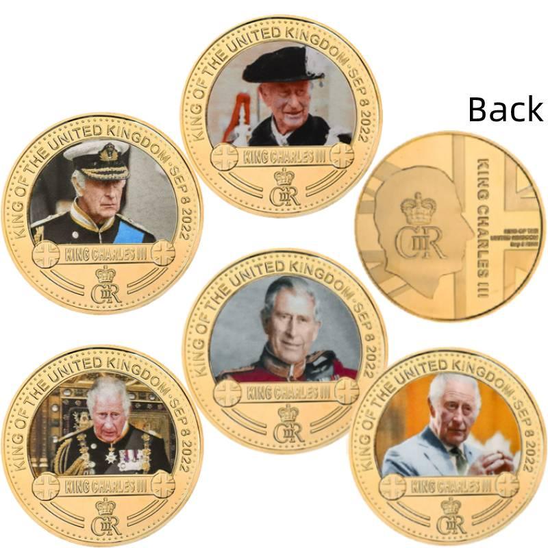 Stunning British King Charles Commemorative Coin Collection In Gift Box
