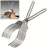 Stainless Steel Multi-Function Slicer BBQ Clip Portable Meat Ham Bread Cutter Heavy Duty Kitchen Tool for Home Outdoor Camping