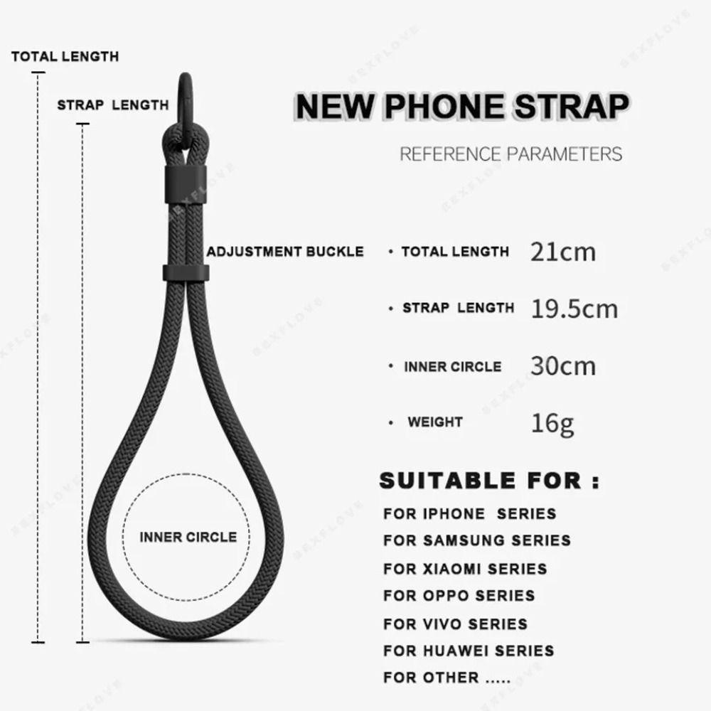 Handwoven Phone Wrist Strap Universal Anti-Lost Bracelet Hanging Wrist Straps