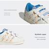 adidas Originals Superstar Comfortable Casual Durable Low-Top Kids Skate Shoes Kids Sneakers White Blue IF4320