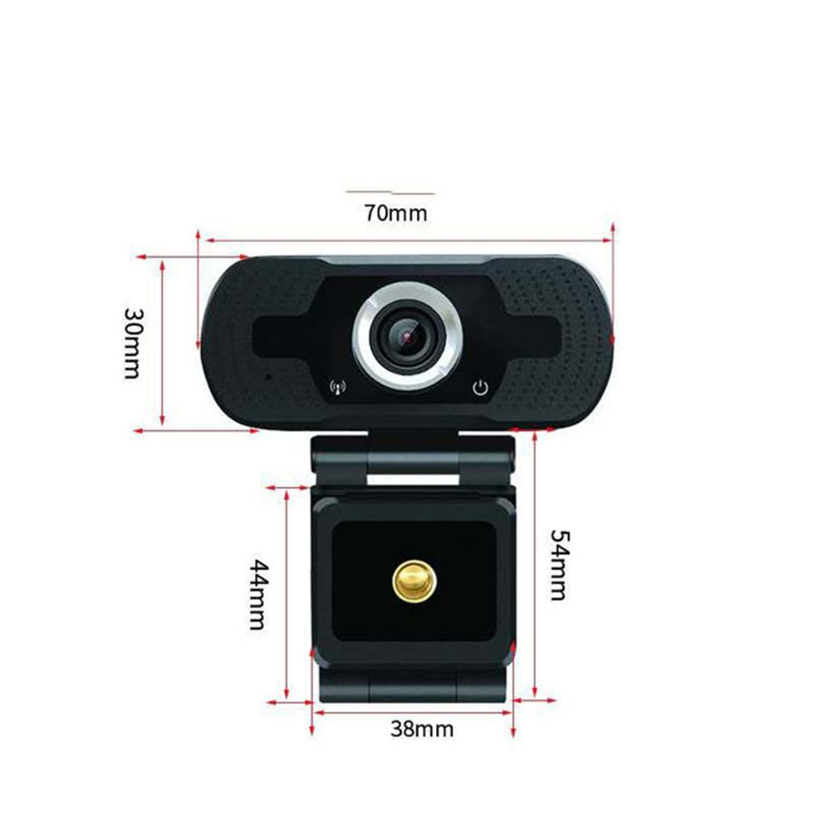 1080P HD Webcam Desktop Laptop Computer PC Camera Built in Microphone Clip-On Video Conferencing Video Calling Web Cam