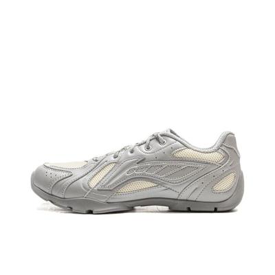 Li Ning Ling Long Trendige Bequeme Rebound Atmungsaktive Low-Top Freizeitschuhe Damen Sneaker Silber Beige AZGV030-3