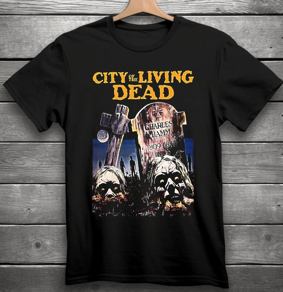 City of the Dead Movie Horror T-Shirt Black S-3XL