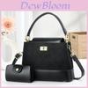 Vintage Small Pu Water Bucket Bag With Lock Closure For Daily Use