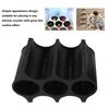 4pcs Anti-Slip Base Red Wine Bottle Holder Black Wine Bottle Organizer  Kitchen Storage
