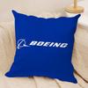 Fashion The Boeing Company Cushion Cover Silky Short Plush DoubleSided Printed Pillow Case for Sofa All Seasons Home Decor Gift