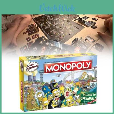 The Simpsons Monopoly Collector's Edition Board Game Colorful Themed Gameplay Adventure