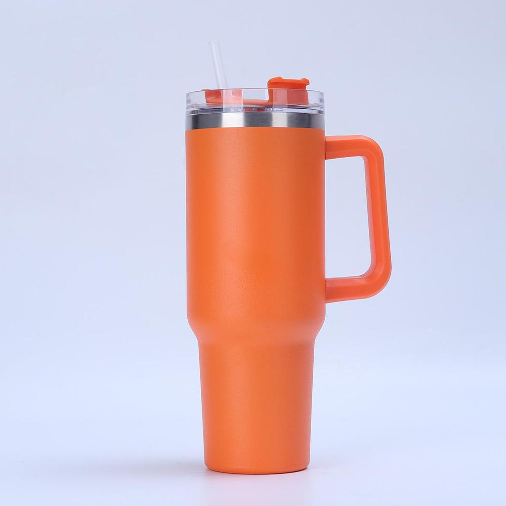 Tazza Insulated Ice Buster in Acciaio Inossidabile da 40 oz, Prima Generazione, con Cannuccia per Uso Esterno