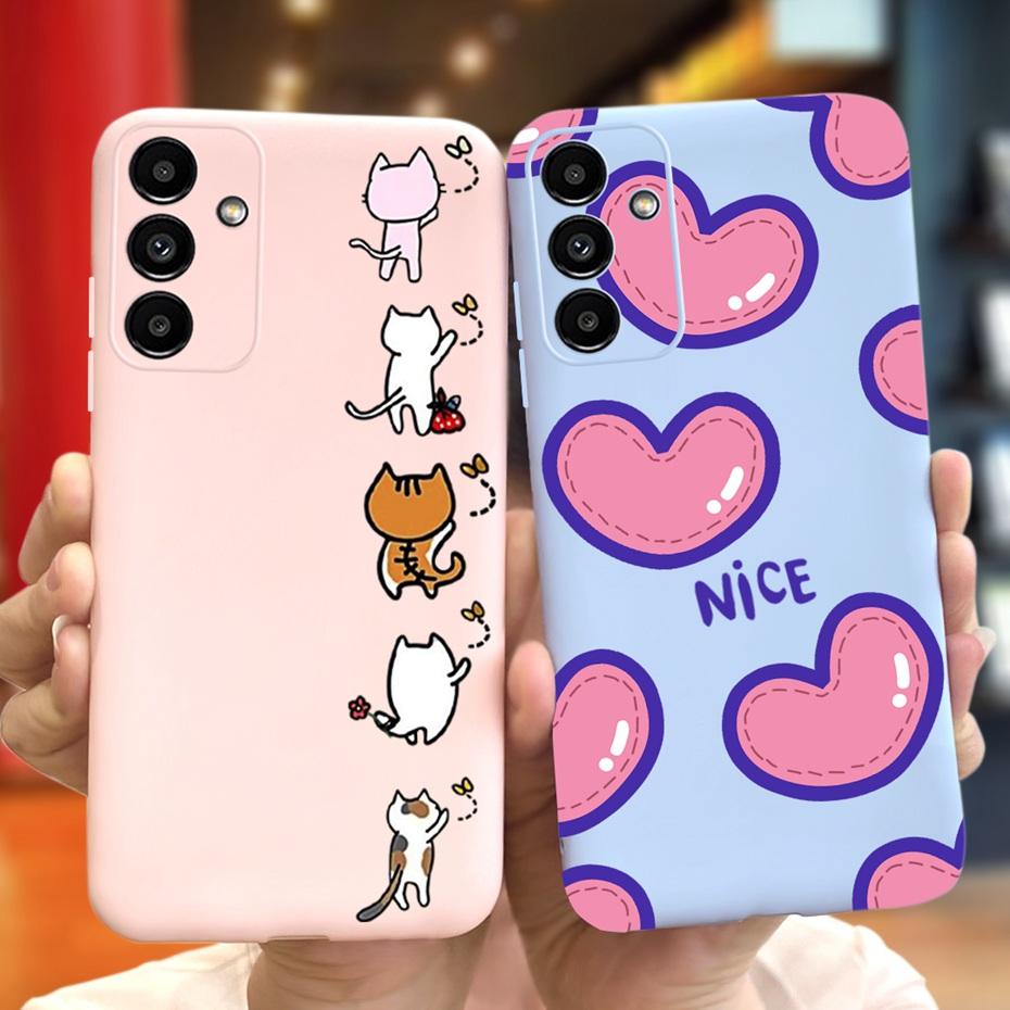 For Samsung Galaxy A04S 2022 Lovely Printing Jelly Phone Case For Samsung A04s A 04s SM-A047F Soft Silicone TPU Back Cover