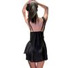 Sex underwear girl suspender dress nightclub new sexy slim nightdress home satin uniform qqny woman