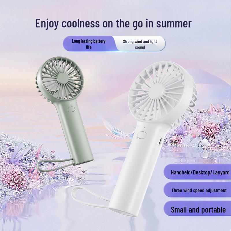 2025 Silent Long-Lasting Wireless Rechargeable High-Capacity Handheld Fan