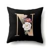 Polyester Pillowcase Home Car Decoration Printing Pillowcase 26 English Letter Cushion Cover