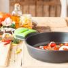 Casserole basse - bra - prior - 24 cm - couvercle en verre - poignées en silicone