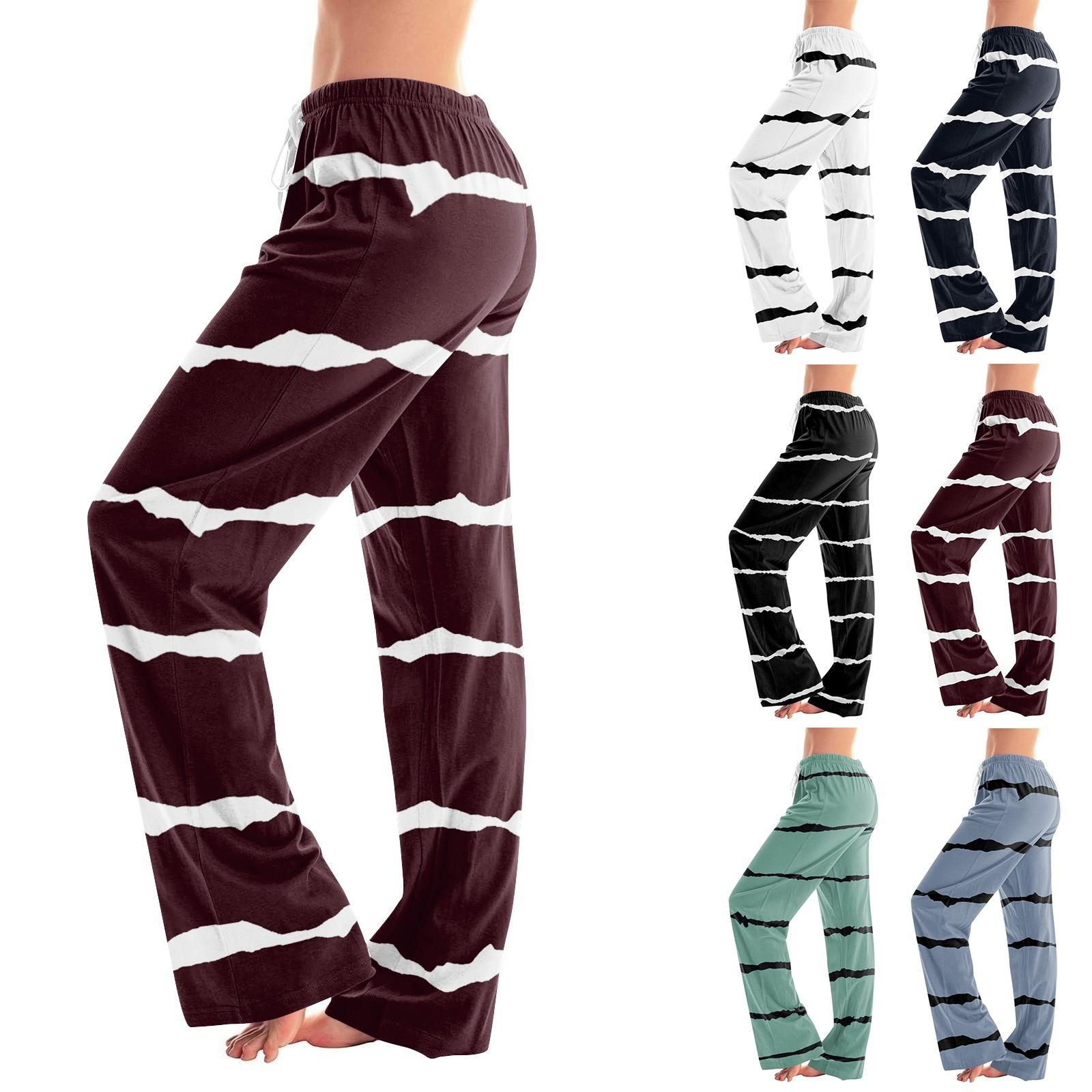 

Women Winter Soild Color Pants Full Length Long Trousers Sports Pants M чорний