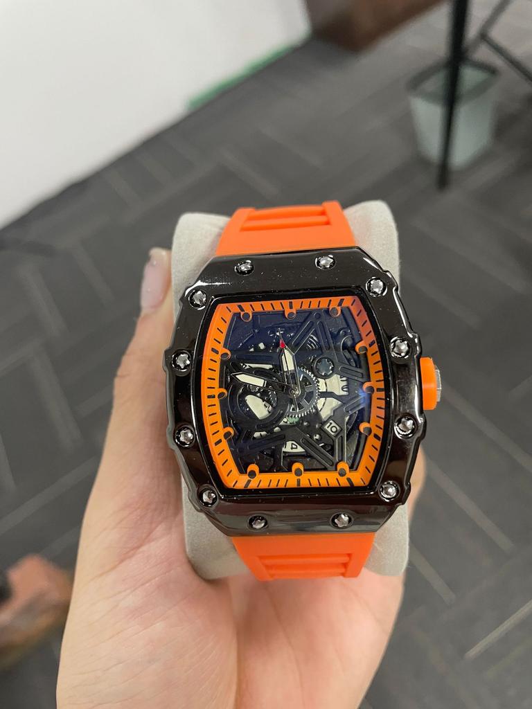 Watch Domineering High-Value Fashion Trend Non-Mechanical Watch Luminous Barrel-Shaped Men'S Watch