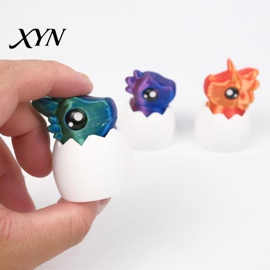 Dinosaur Egg Stress Reliever Fidget Clicker, 3D Printed Cute Keyboard Clicker Toy Toy, Relief for Office Desk Students Kids