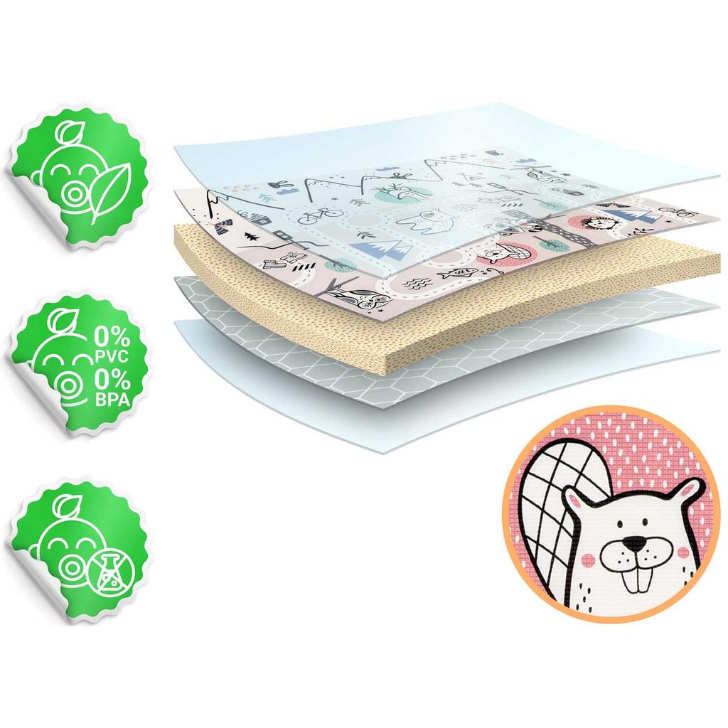Rolled Educational Foam Mat 180 X 150 X Nukido