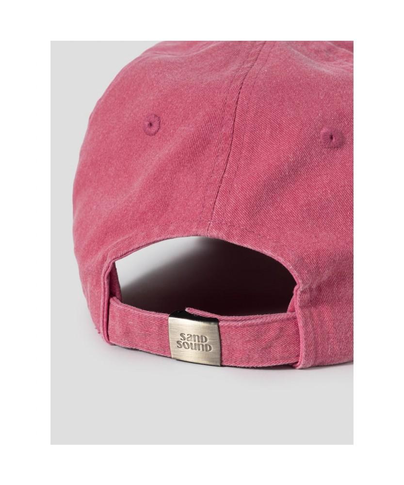 Saendeusaundeu (Unisex) Small Logo Ball Cap Red