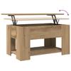 Coffee Table Artisan Oak 79 x 49 x 41 cm Particleboard