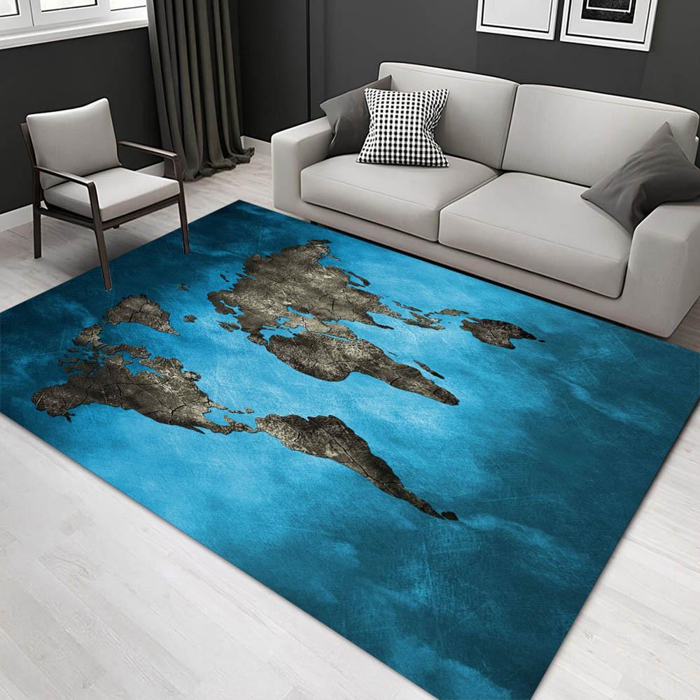 

1pc 2073592805 Pattern Carpet, Area Rug For Living Room Bedroom Room Bed Chair Laundry Entryway Corridor Yard Non-slip Outdoor Camping Rug F 60cm by 90cm
