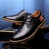 Fashion Men's Leather Shoes Genuine Leather Men Casual Shoes Business Work Office Lace-up Dress Shoes For Men Size 38-48