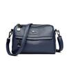 New women's bag large-capacity soft leather bag simple casual large-capacity shoulder messenger bag