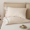 Soft Breathable Double Layer Cotton Pillowcase Set 48x74cm Single Bed Japanese Style