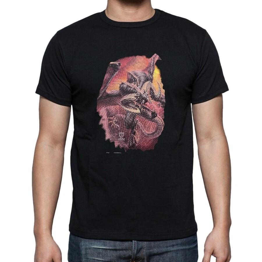 Roaring Dragon Fantasy T shirt Tee S