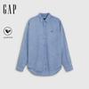 Men's Lyocell Tencel Long Sleeve Denim Shirt