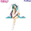 15CM Anime HATSUNE MIKU Figure Noodle Stopper Figure Rabbit Ear Pajamas Model Toy Doll Aciton Figure Collection PVC Gifts