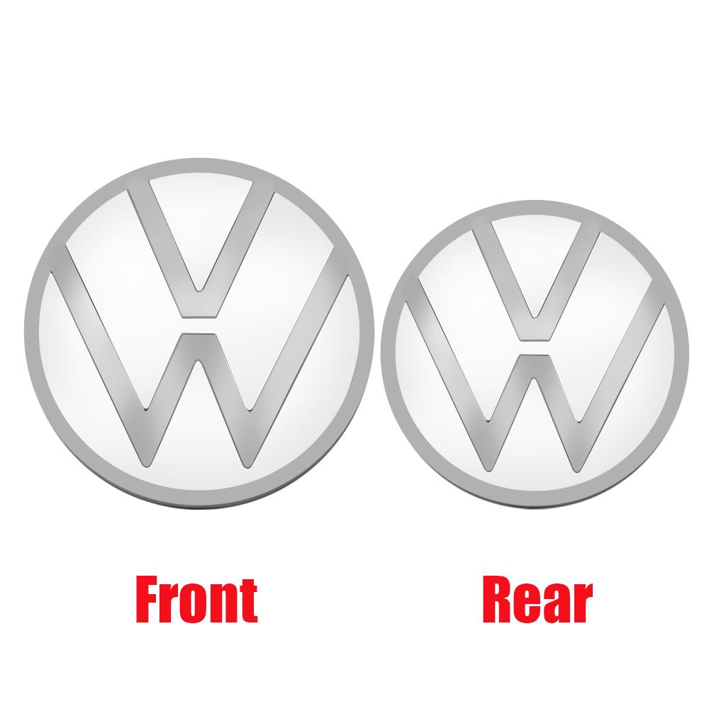 

1Set Car Front Grille Logo Trunk Replace Cover For Volkswagen VW Golf8 MK8 Passat Variant Arten CC Polo T-ROC 2021-2023 ID.3 Passat Variant 21-23
