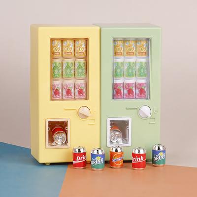 1Set 1:12 puppenhaus Miniatur Getränke Maschine Trinken W/Getränk Dosen Modell Supermarkt Dekor Spielzeug Puppe Haus Zubehör