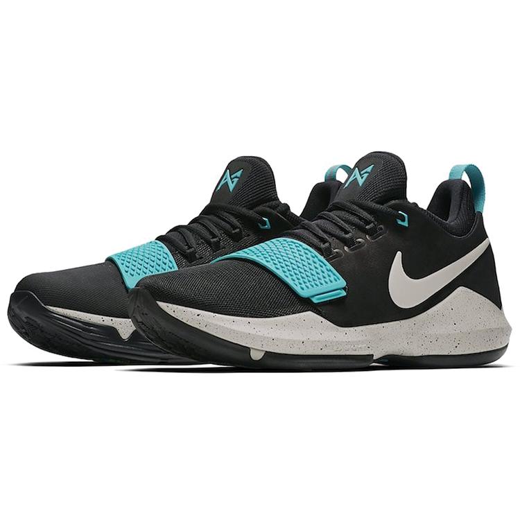 Nike Pg 1 Black Aqua Splash Ink Green Version 'Black Light Bone Light Aqua' 878628-002