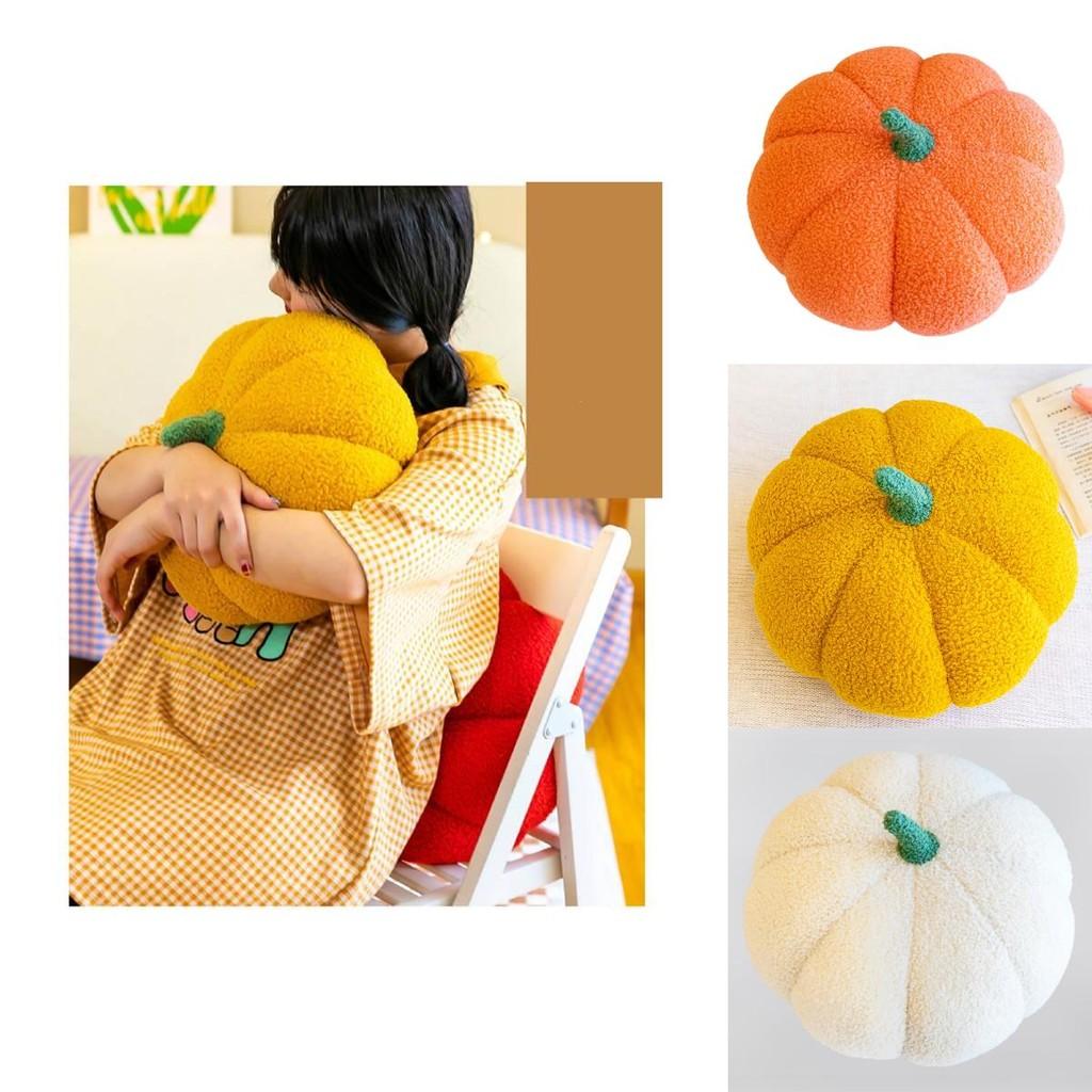 Cute Plush Pumpkin Pillow For Halloween And Home Decoration Soft And Skin-friendly Fabric