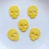 50Pcs New Kawaii Cute Shining Skull Flat Back Acrylic Cabochons Scrapbooking DIY Jewelry Craft Decoration Accessorie
