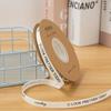 Neues Bedrucktes Geschenkverpackungsband Polyester Baumwolle Schleife Geschenk Dekoband Weiß DIY Verpackungsboxband Geburtstag