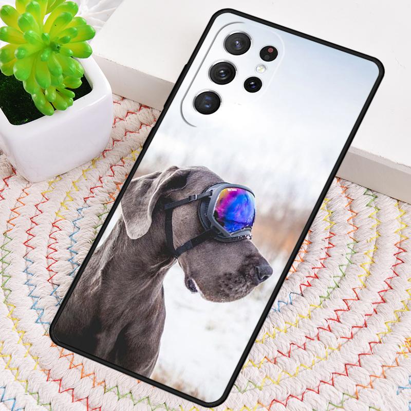 Great Dane Dog Puppy Silicone Phone Case For Samsung Galaxy Note 10 Pro S26 S25 S24 S23 S22 S21 Plus S25Ultra Capa Cover