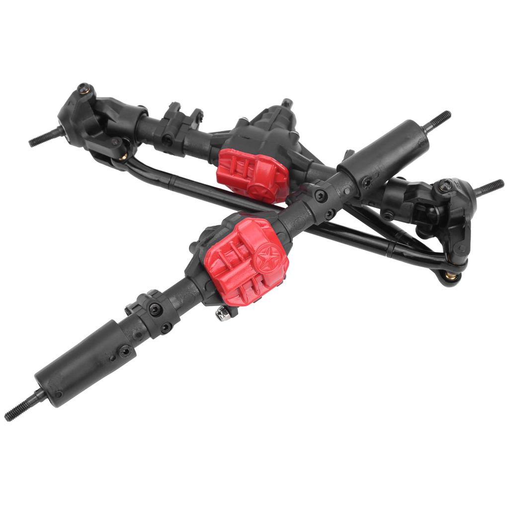 Gear Front and Rear Axle with 2 Transimission Shaft for SCX10 I SCX10 II 1 10 RC Car