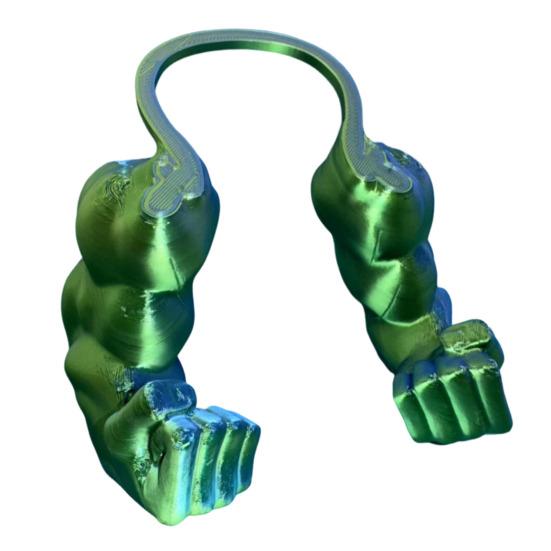 Cat Muscle Arm 3D Printed Funny Cat Neck Arm with Muscles Creative Photo Shoot Props for Cat Birthday Party