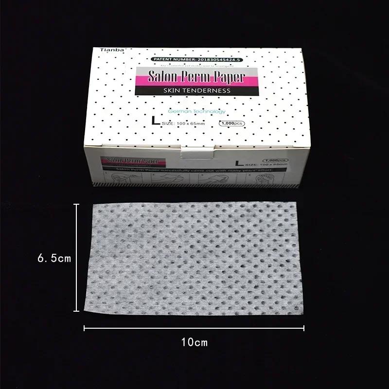 1000sheet /Box Salon Hair Perming Paper Hair Curler Salon Temperature Resistant Blanching Perm Paper Electric Hair Curls Paper