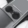 Car Organizer - Tesla - Model Y and Model 3 - Pack of 2 - Cup Holder - Black Plastic