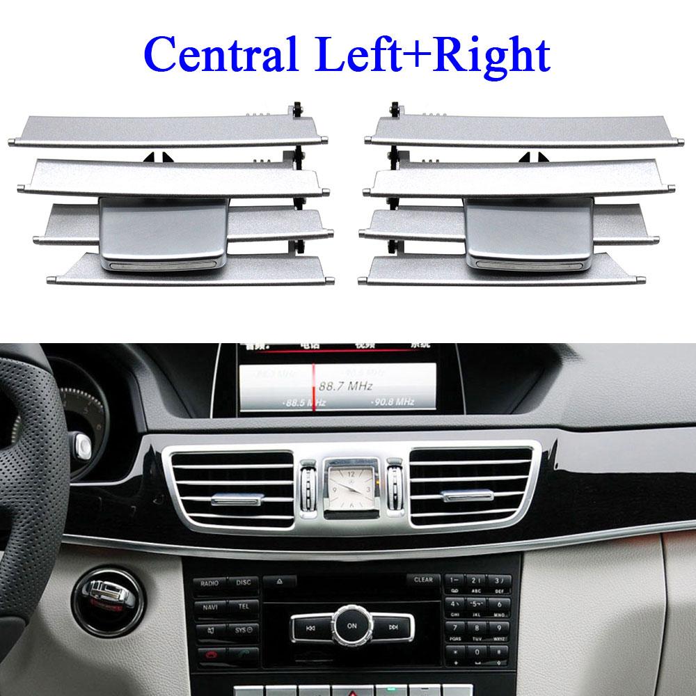 Front Dash Center Left Right AC Air Vent Grille Repair Kit Silder Clip Tab For Mercedes Benz Sedan W212 E260 E350