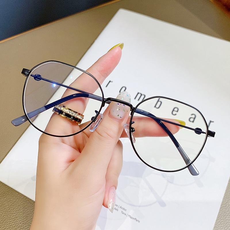 Fashion Anti-Radiation Eyeglasses Transparent Retro unisex Computer Glasses Anti-Blue lens Eyewear чёрный