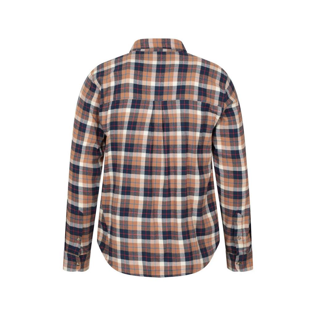 Mountain Warehouse Mens Maine Flannel Long-Sleeved Shirt